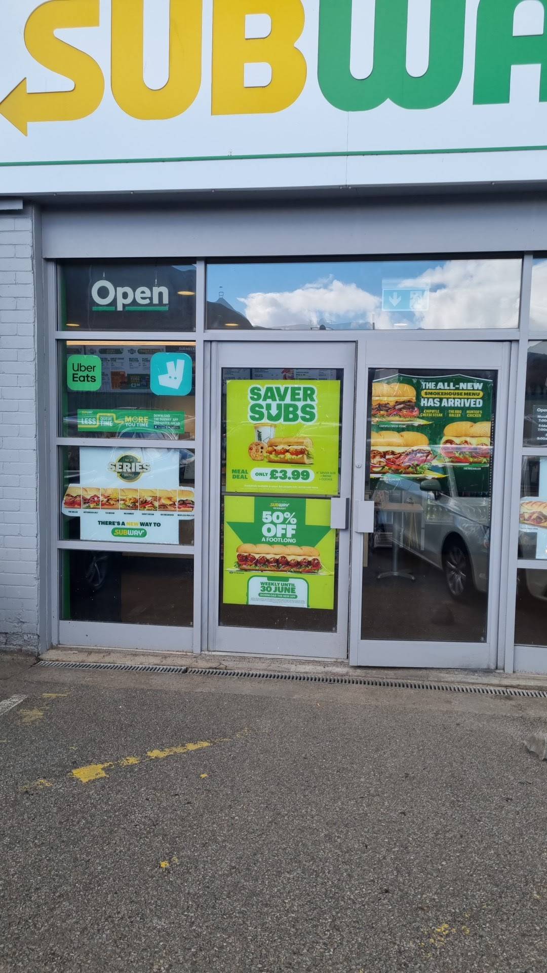 Subway меню