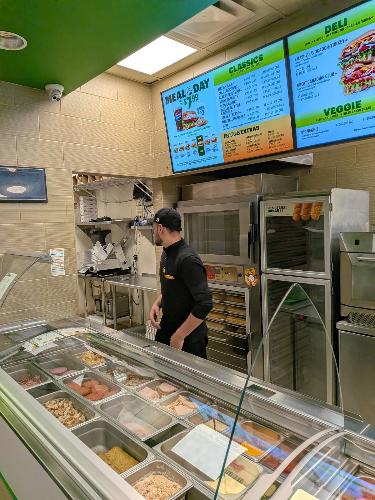 Subway меню