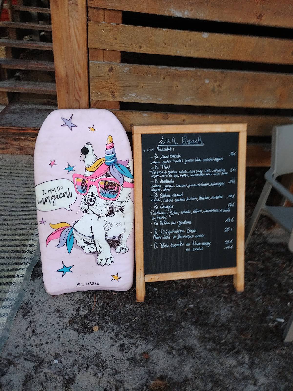 Sun Beach меню