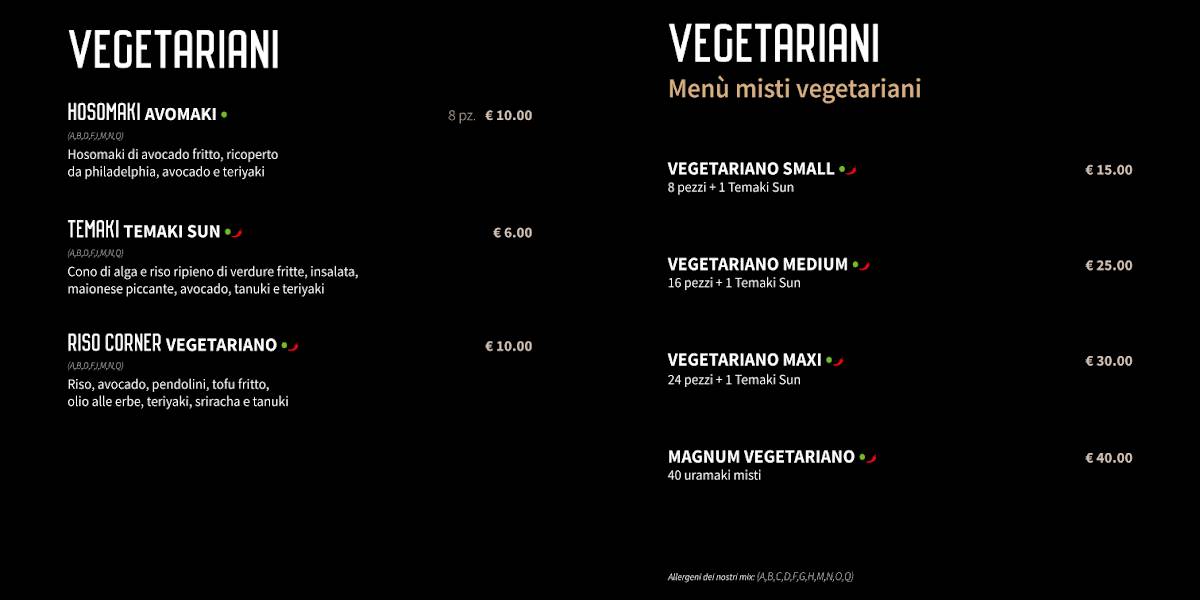 Sushi Corner Rimini меню