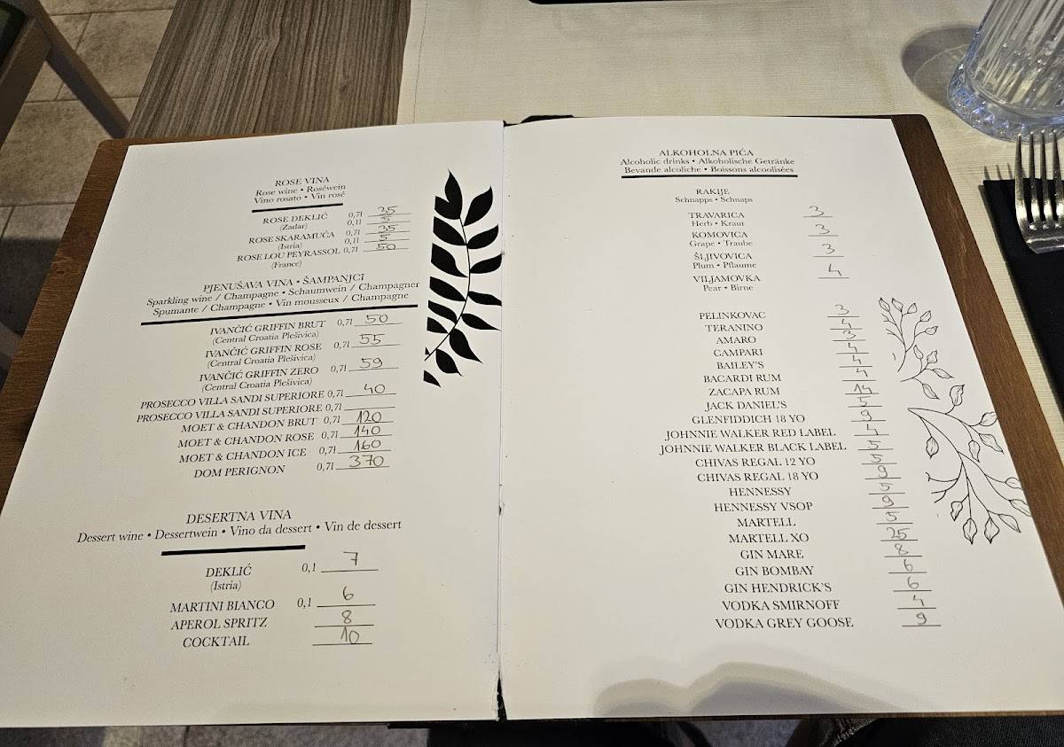 TORETA Cafe & Restaurant меню