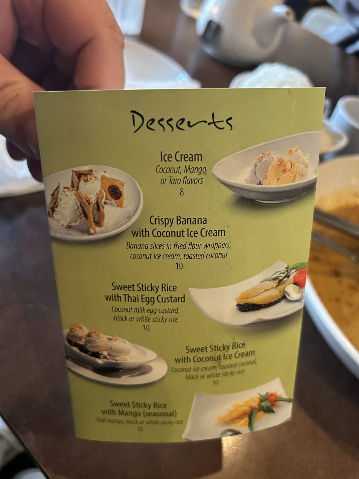 Ta Ra Rin Thai Cuisine (Eugene) меню