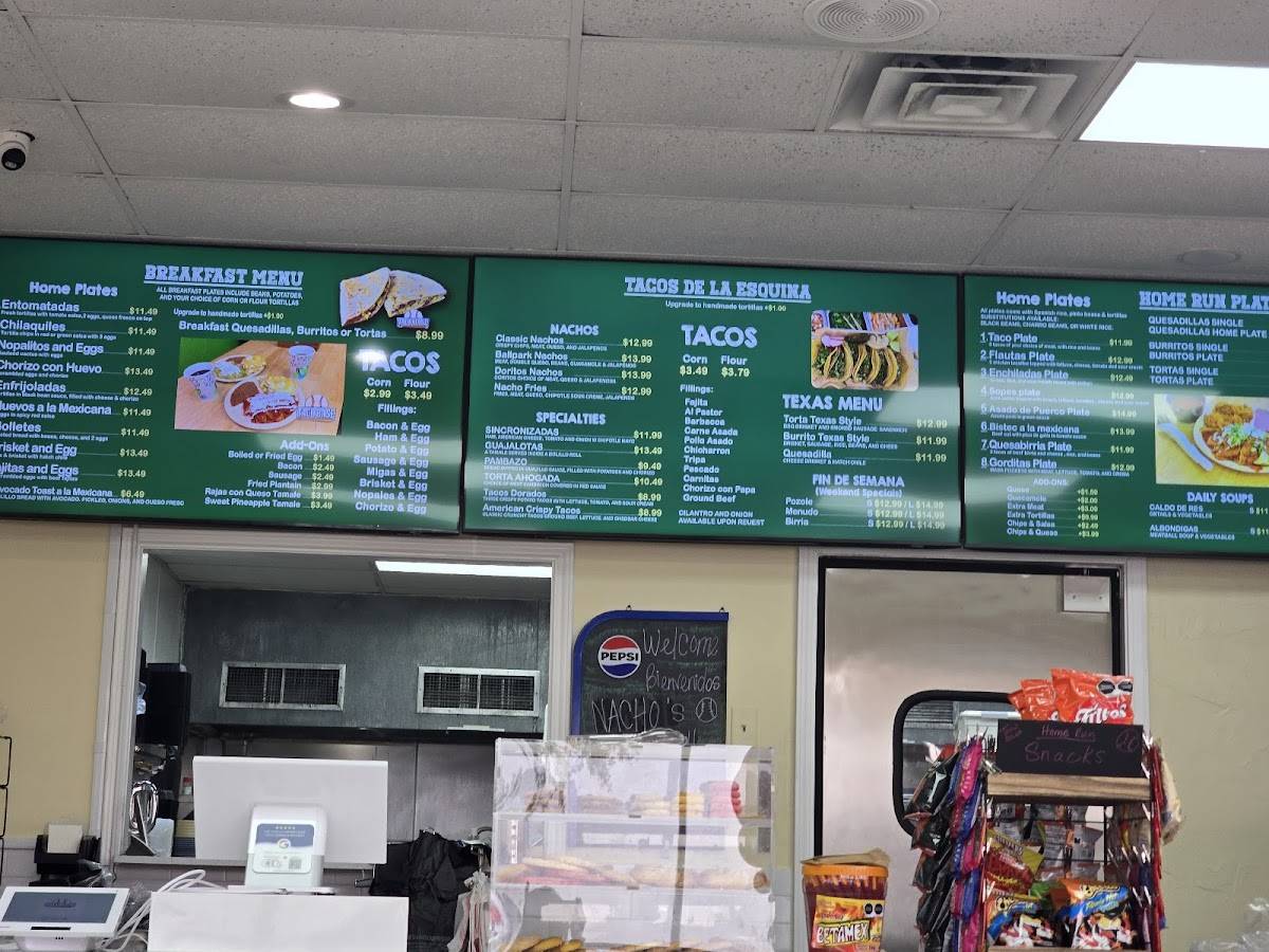 Taco Base меню