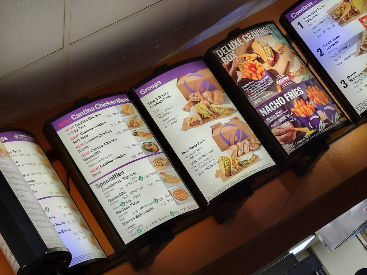 Taco Bell меню