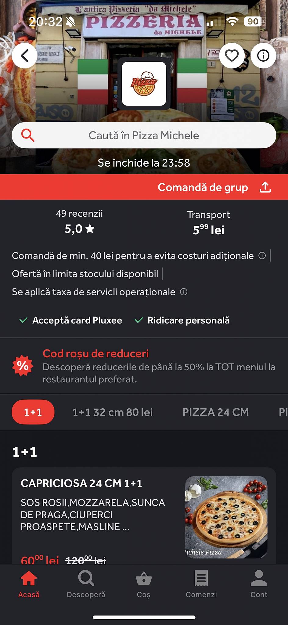 Teopizza меню