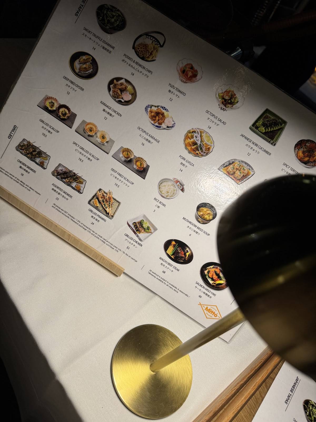 Izakaya Mitto меню