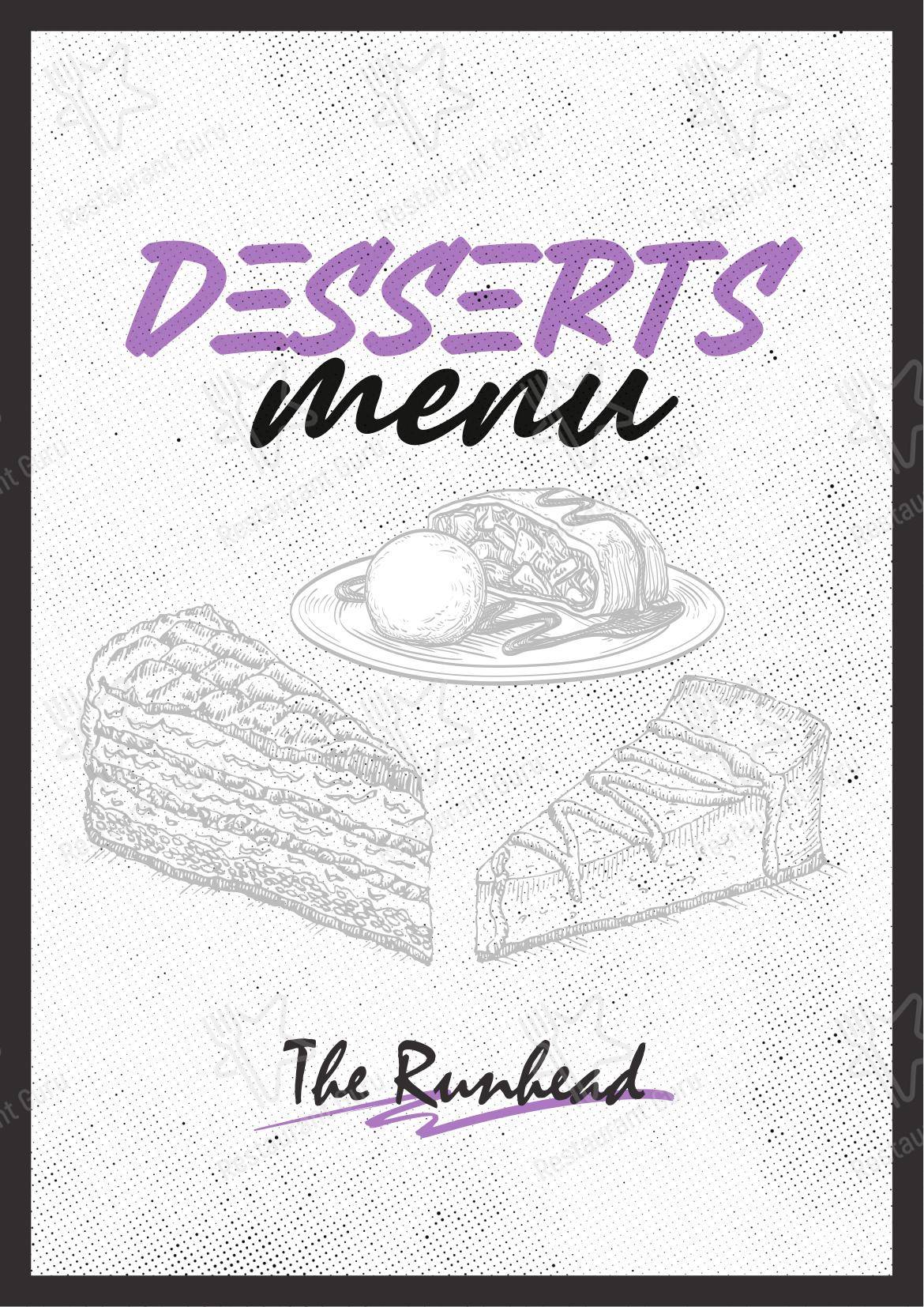 Меню паба и бара The Runhead - Takeaway Menu