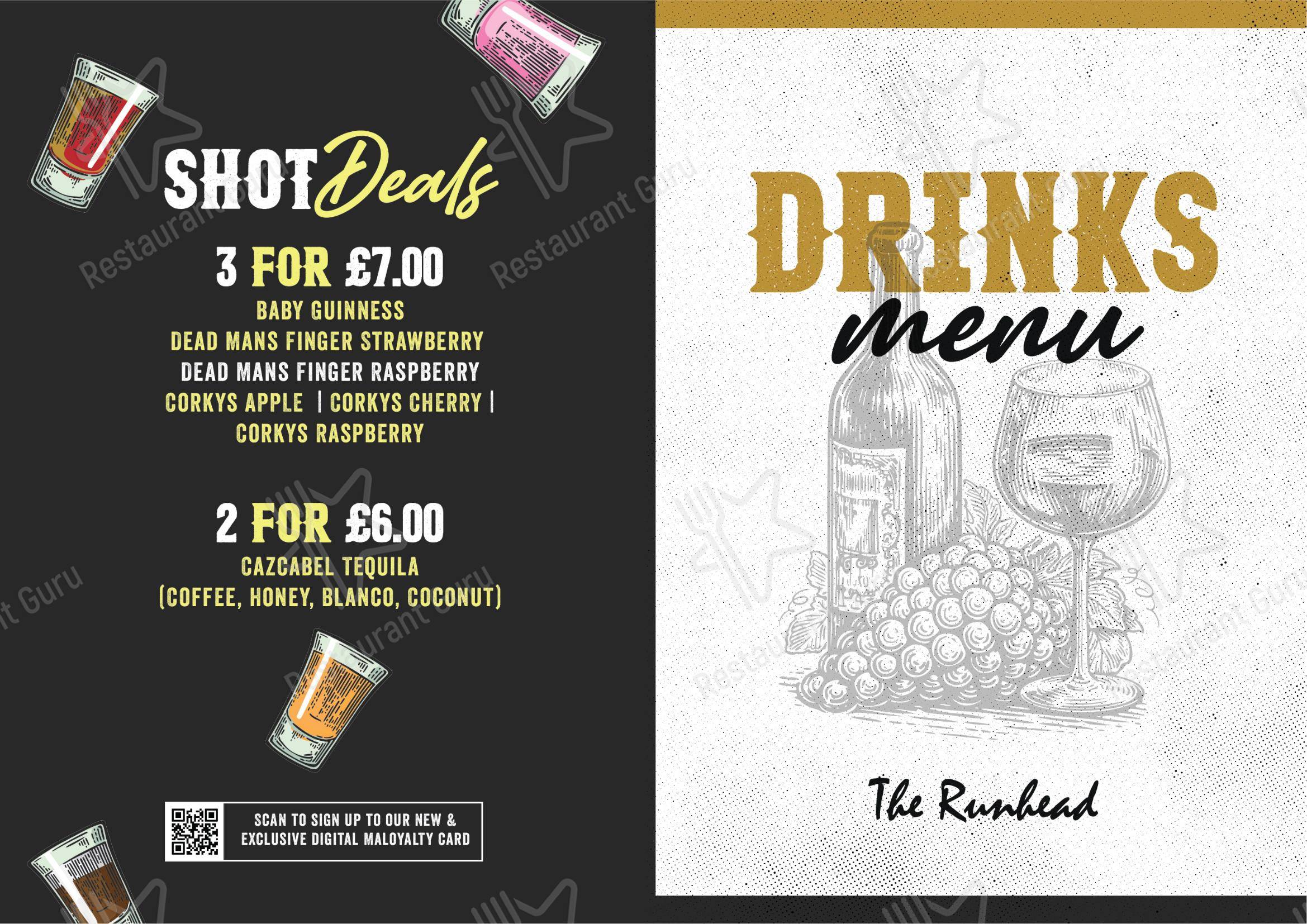 The Runhead в Райтоне - Boronia Catering Menu Pack