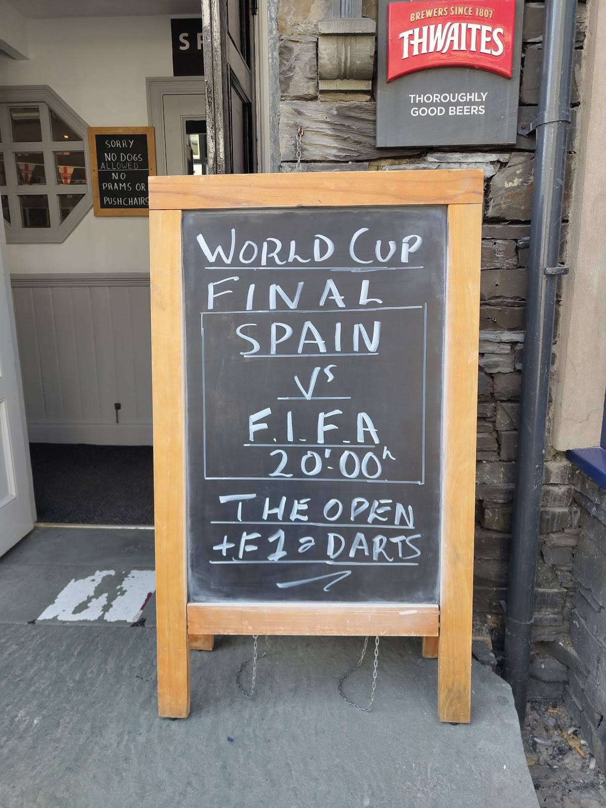 The Sportsmans, Ambleside меню