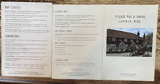 The Woolpack Pub Elstead меню