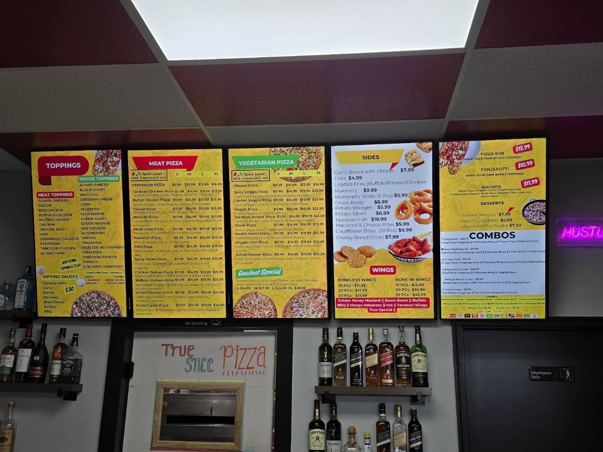True Slice Pizza меню