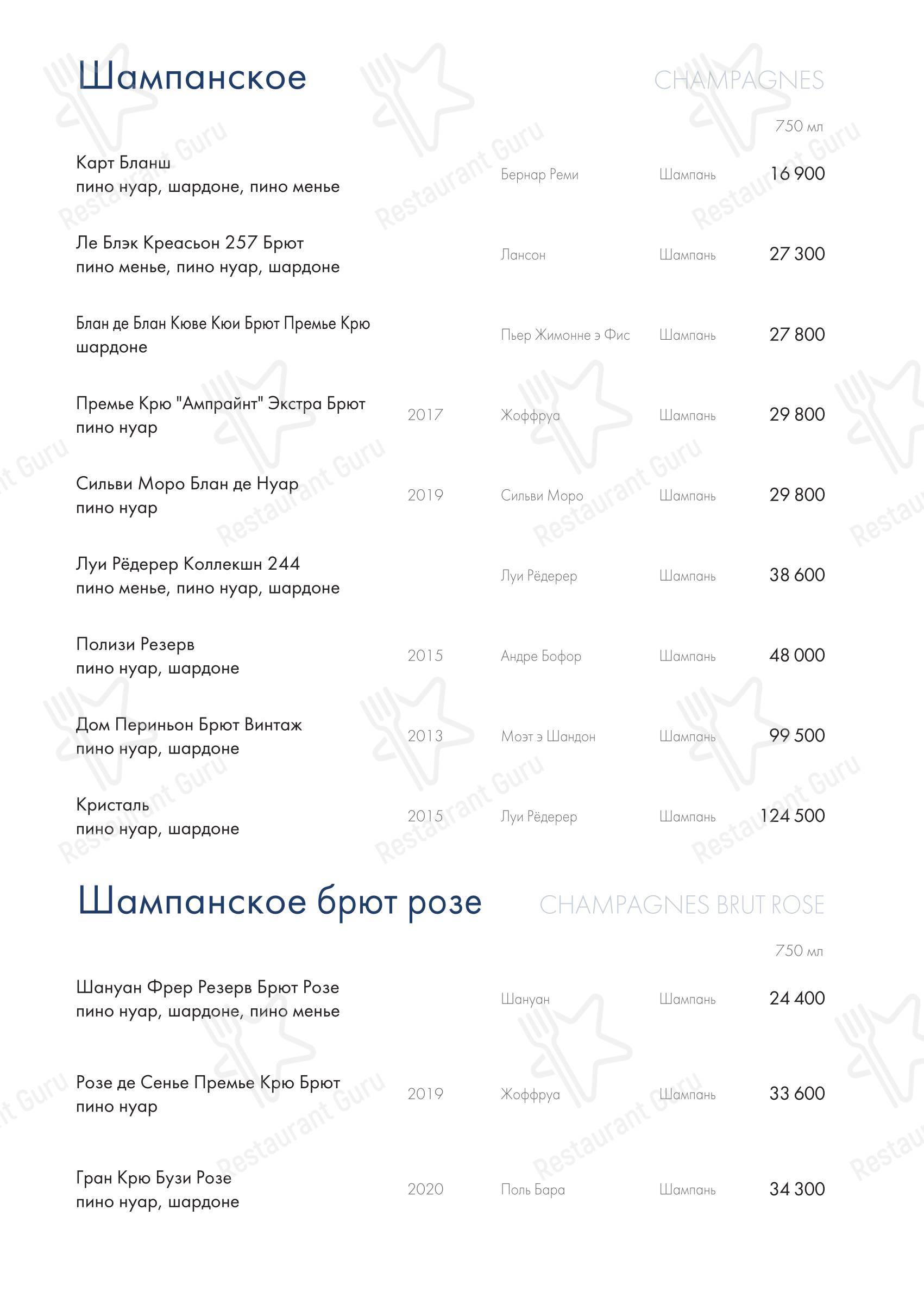 Tutto Bene в Москве - Крафт меню