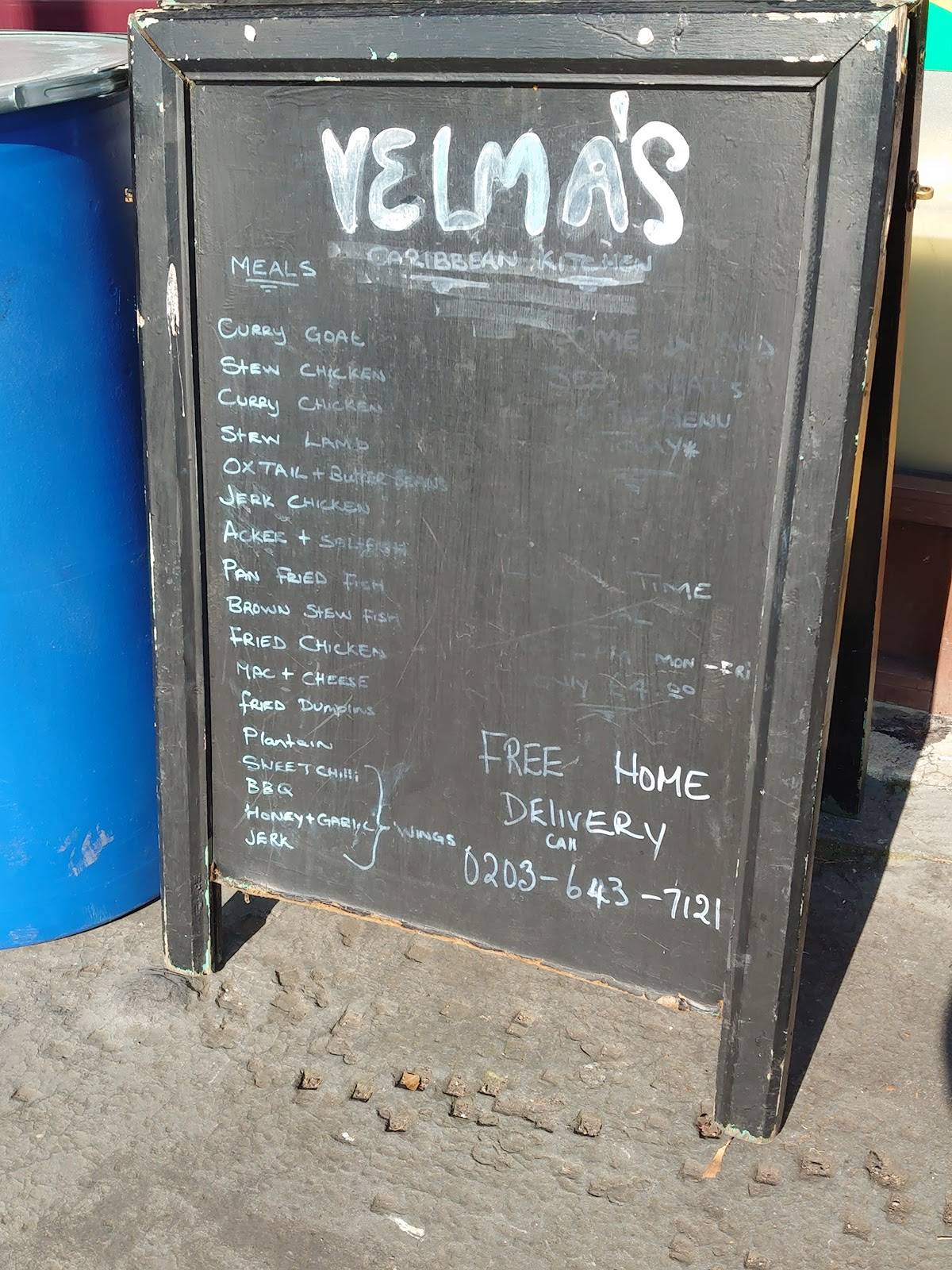 Velmas Caribbean Kitchen меню