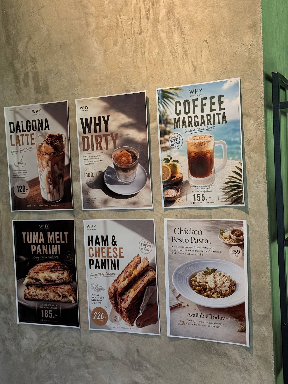 WHY Coffee and Bar меню