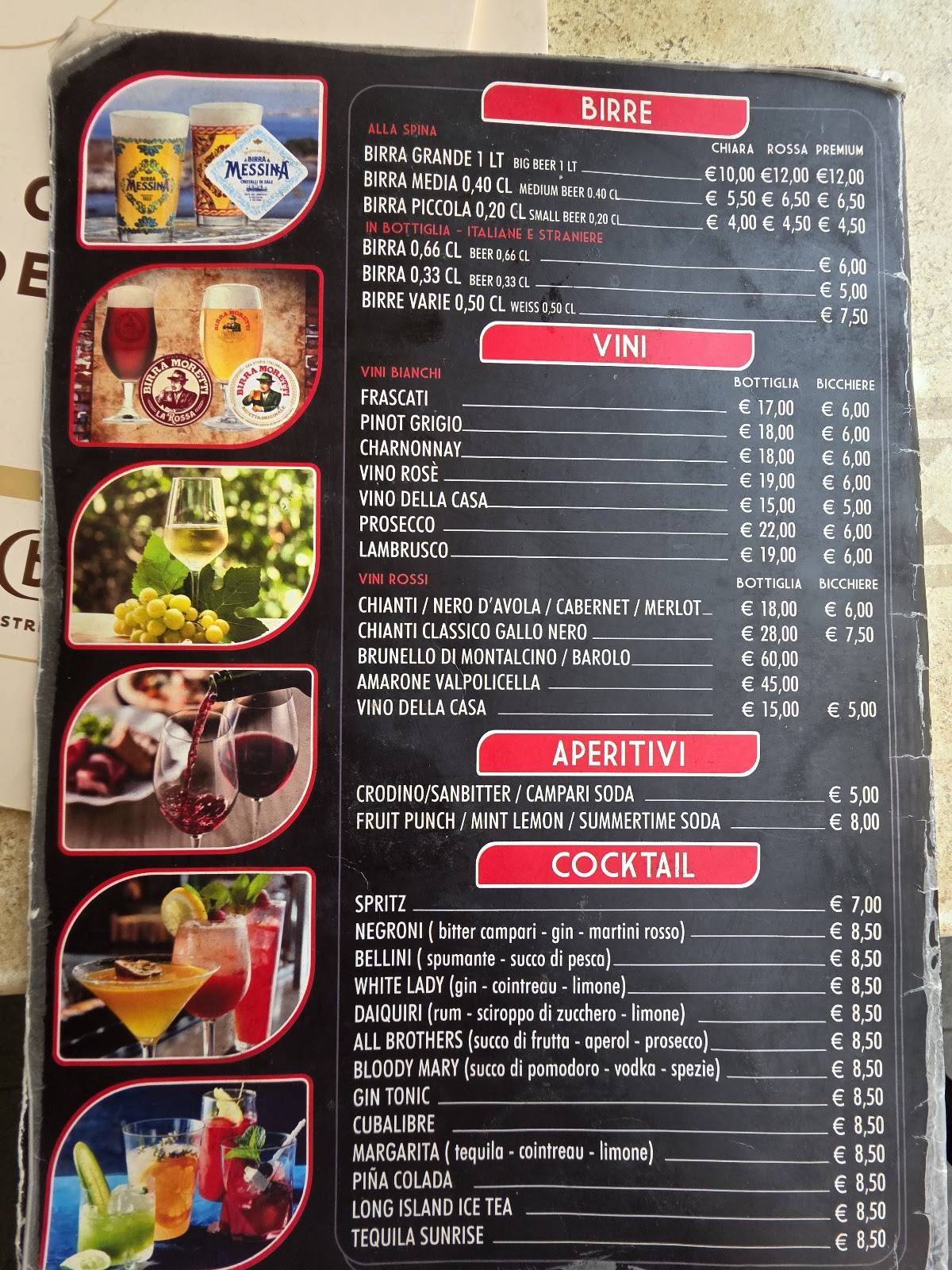 Wine Bar All Brothers меню
