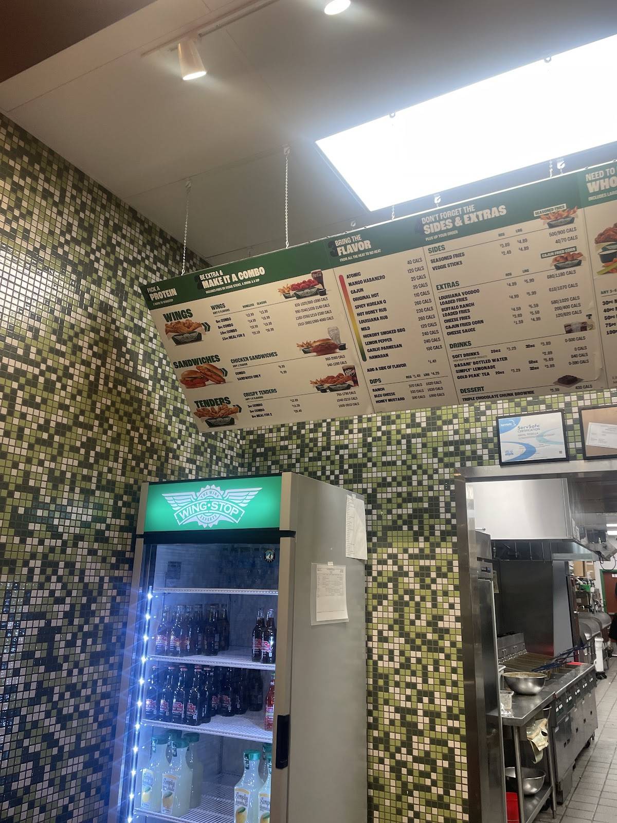 Wingstop меню