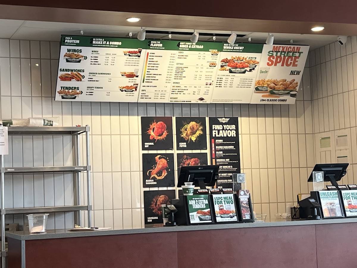Wingstop меню