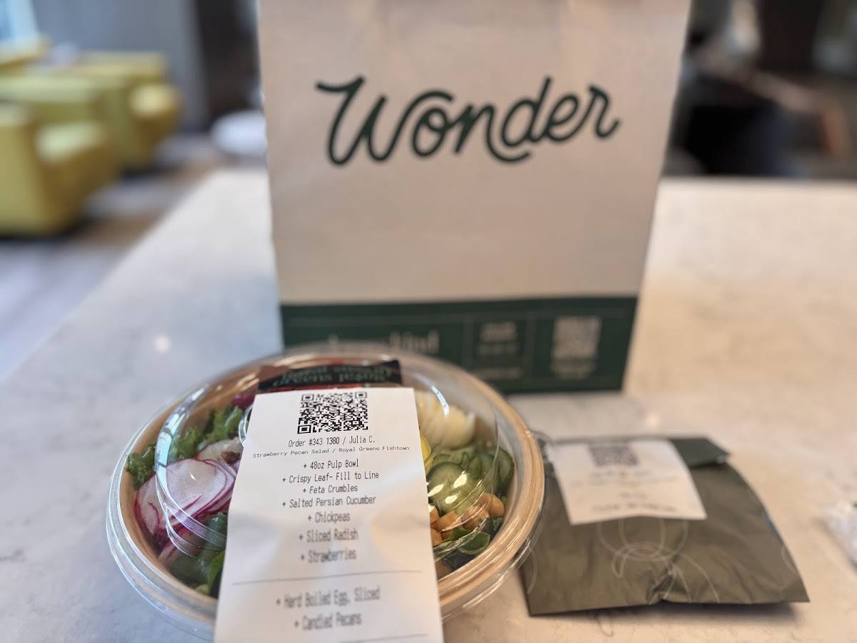 Wonder Fishtown меню