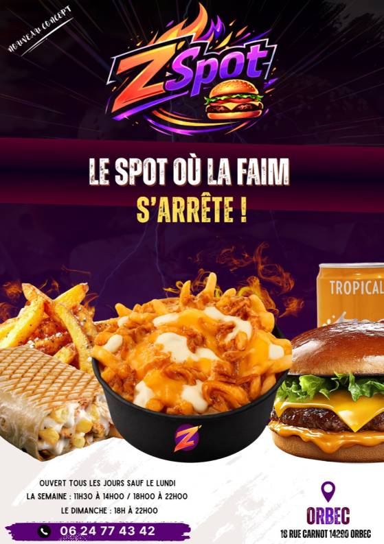 ZSPOT меню