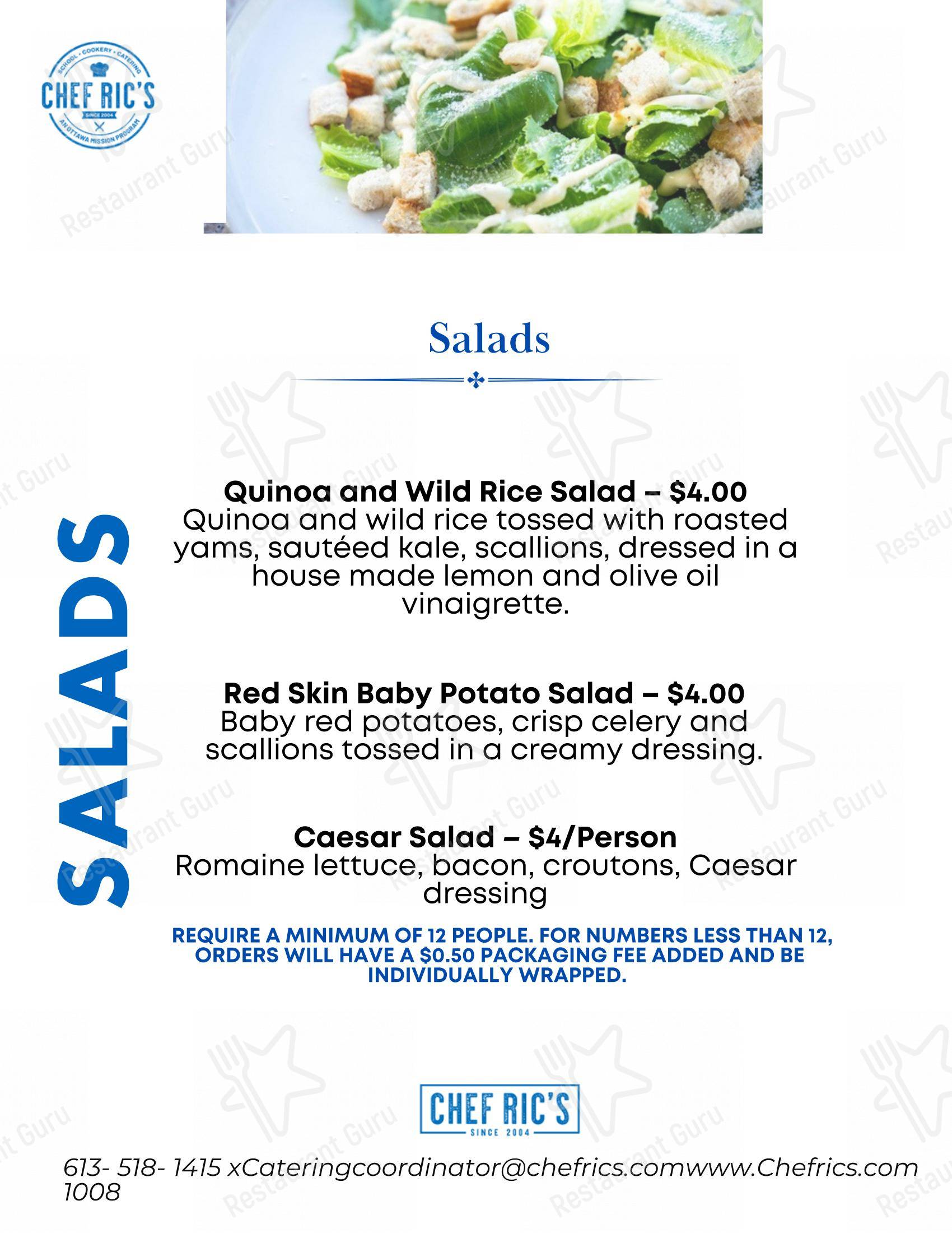 Chef Ric's в Оттаве - Детское