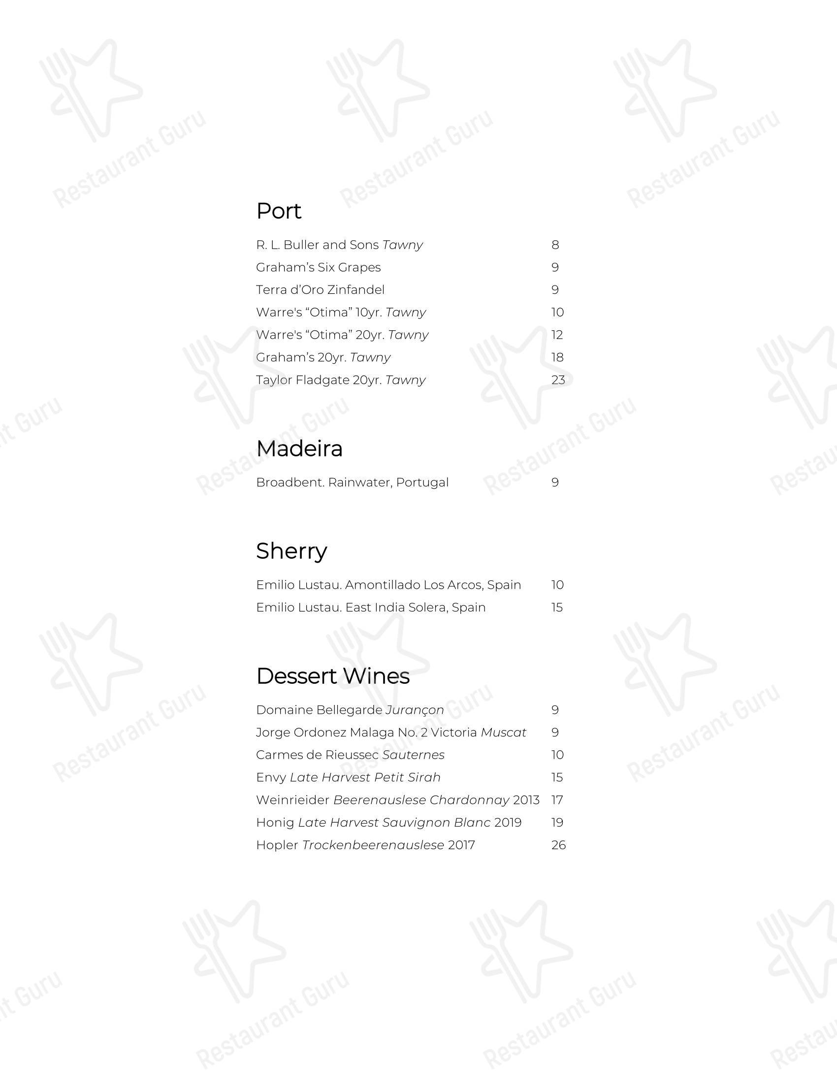 Local 463 в Риджленде - Lunch Menu