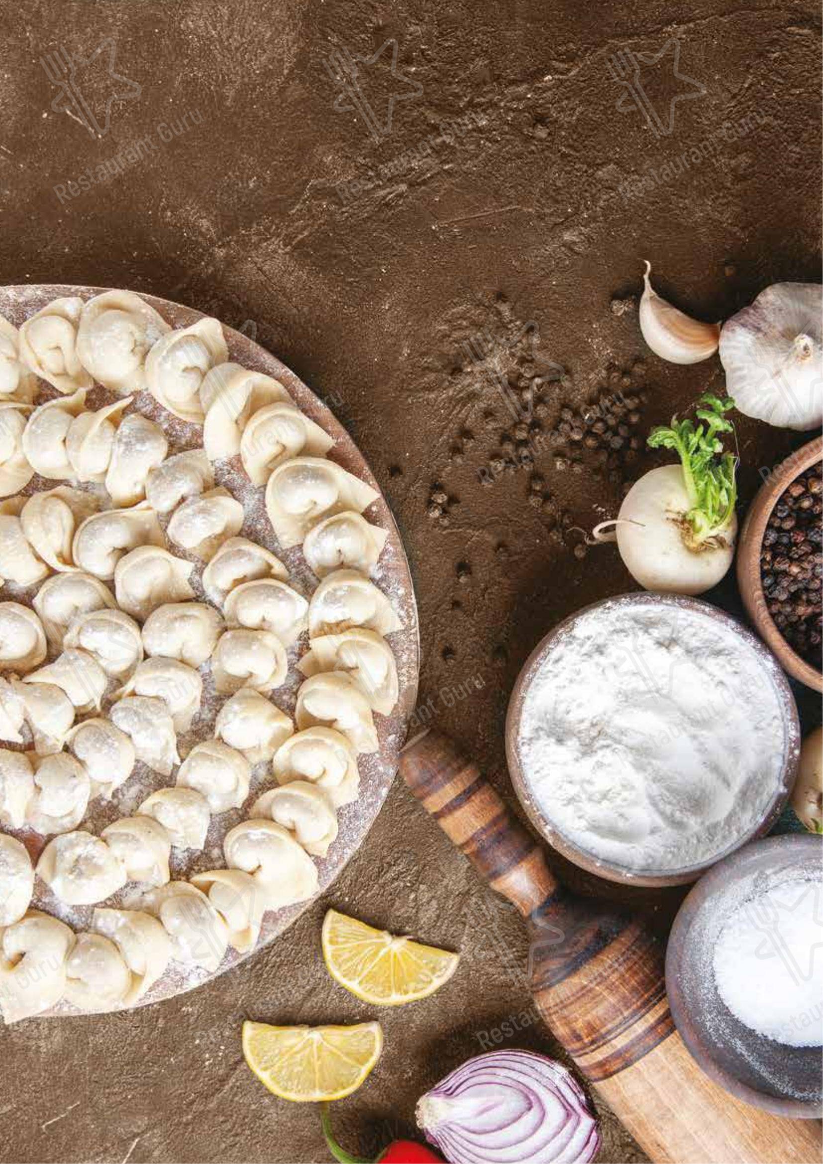 Меню ресторана Пельмени - Меню