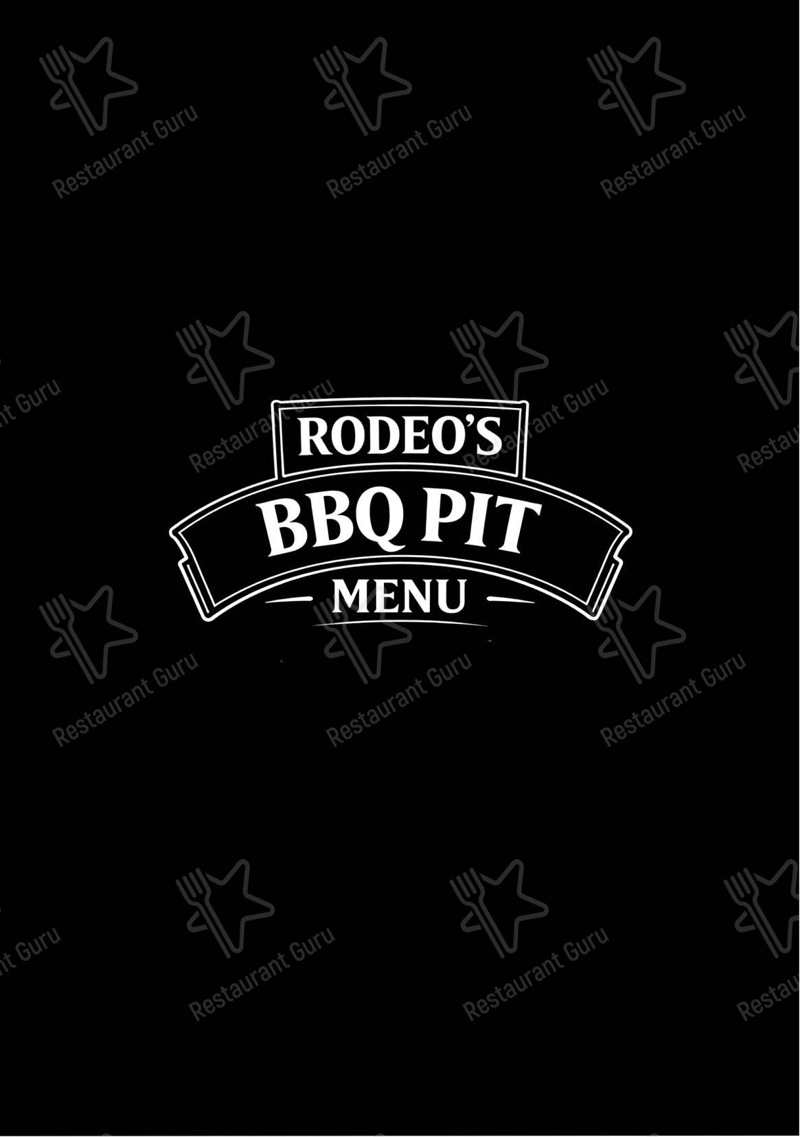 Крафт меню ресторана Rodeos BBQ - Wolverhampton в Уольверхэмптоне