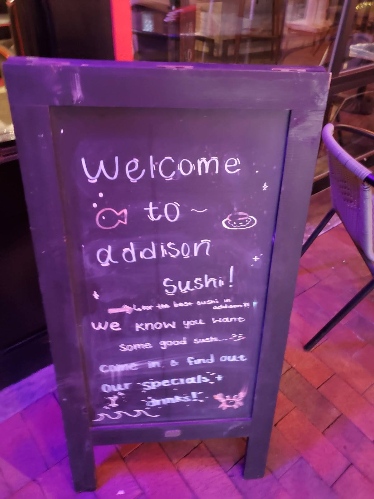 Addison Sushi меню