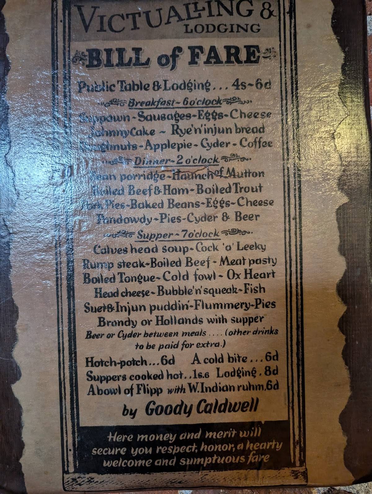 Alturas Bar меню