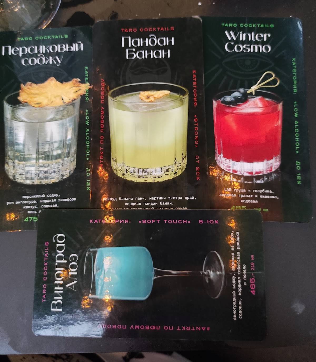 Антрекот меню