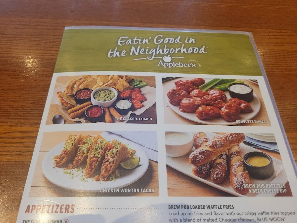 Applebee's Grill + Bar меню
