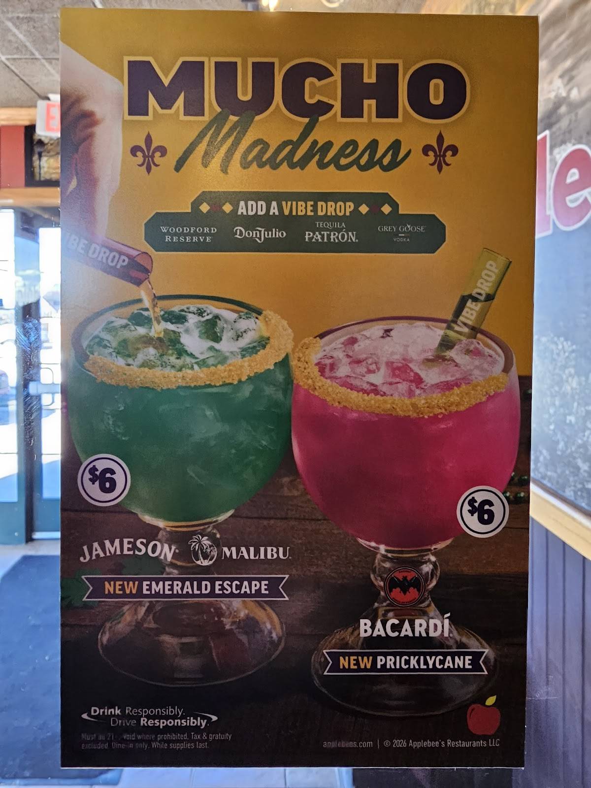 Applebee's Grill + Bar меню