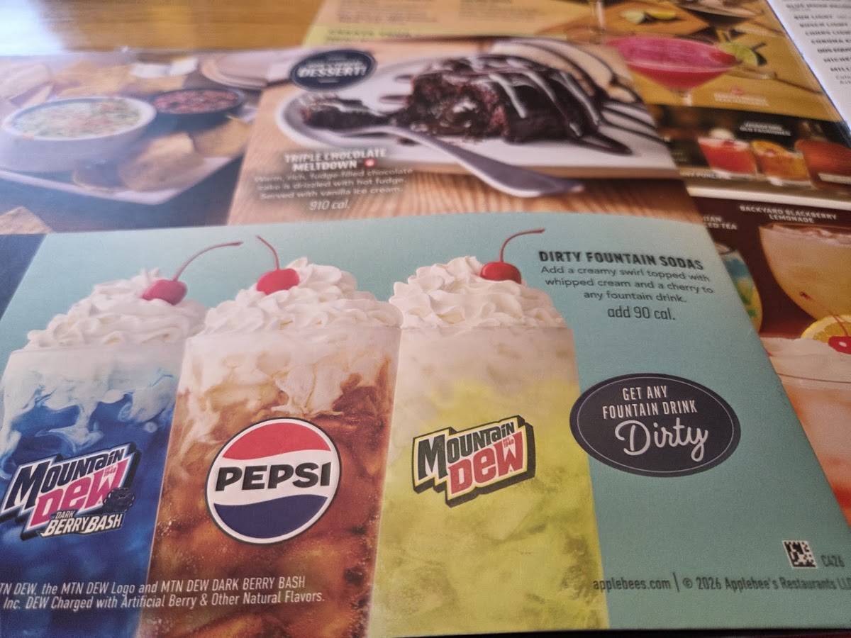 Applebee's Grill + Bar меню