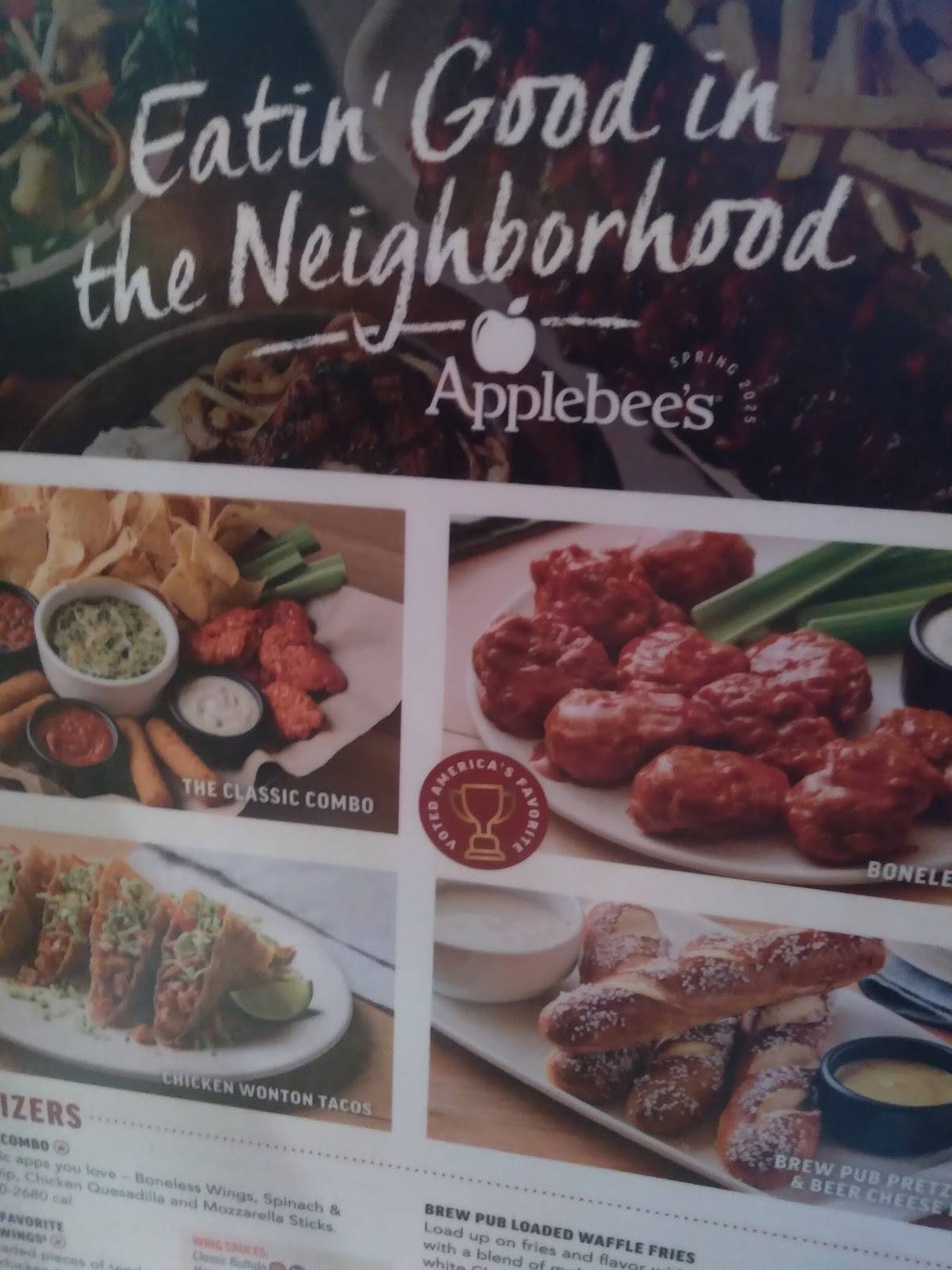 Applebee's Grill + Bar меню