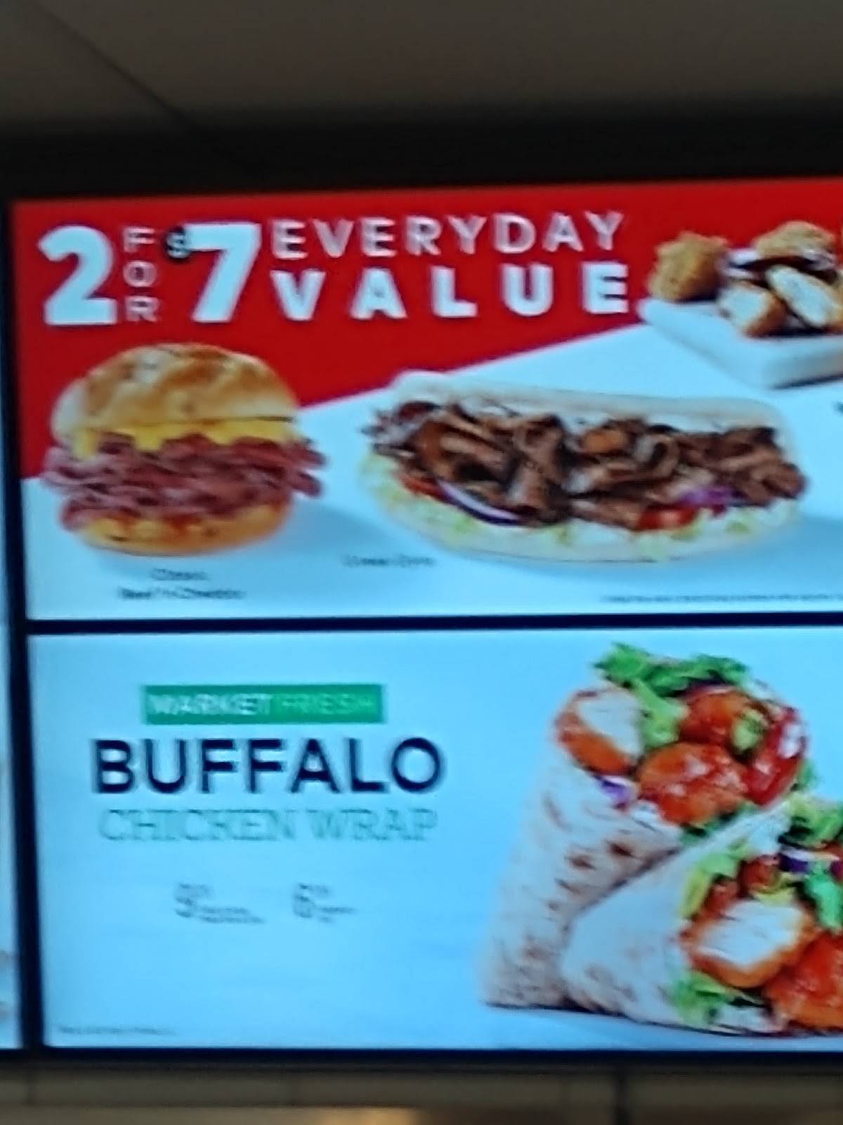 Arby's меню