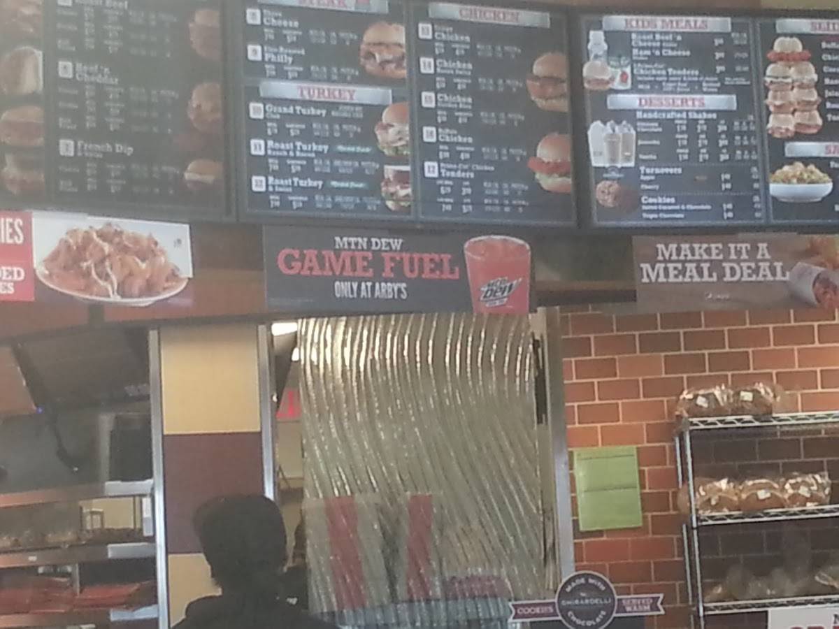 Arby's меню