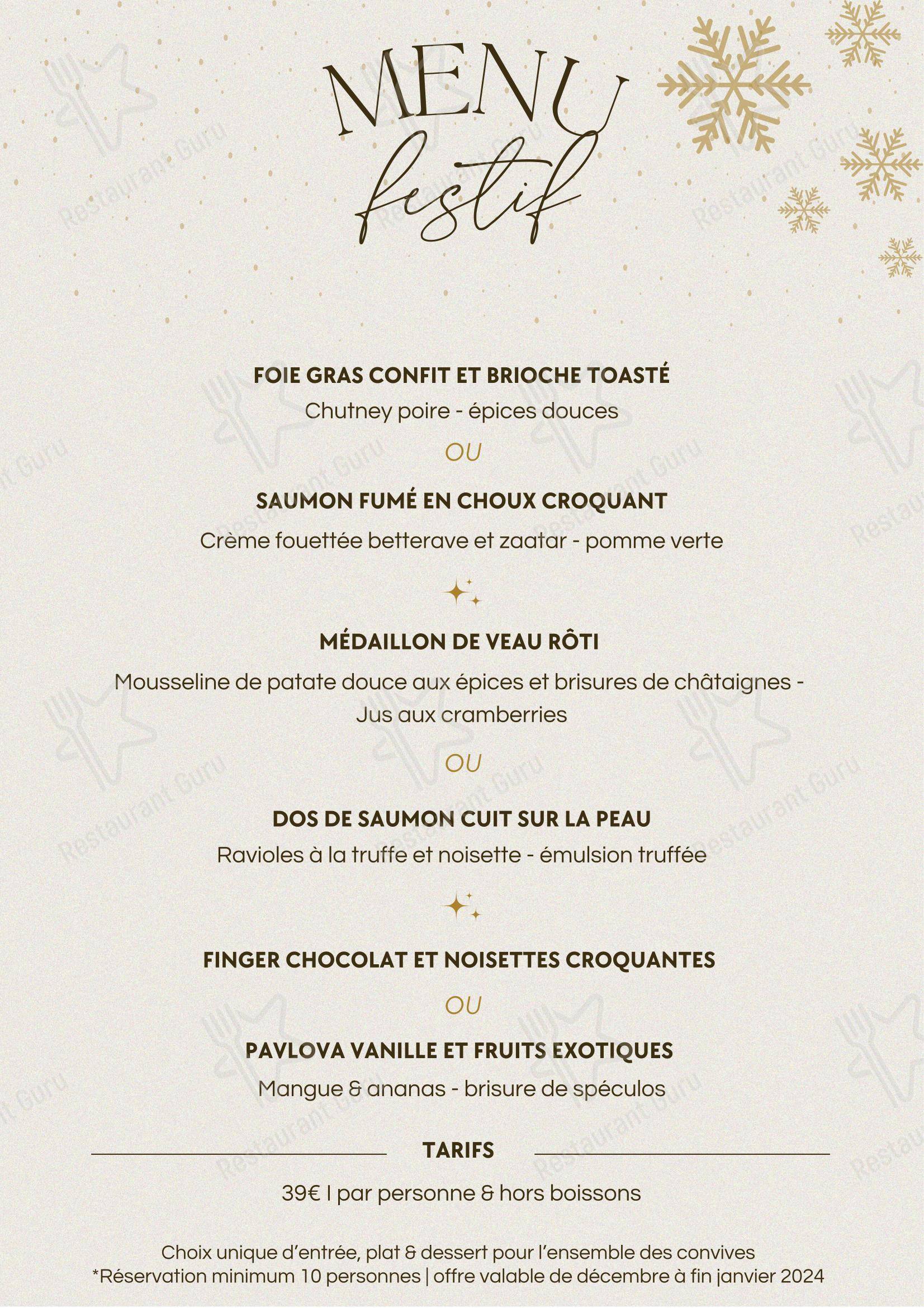 Коктейльная карта ресторана Balm Restaurant