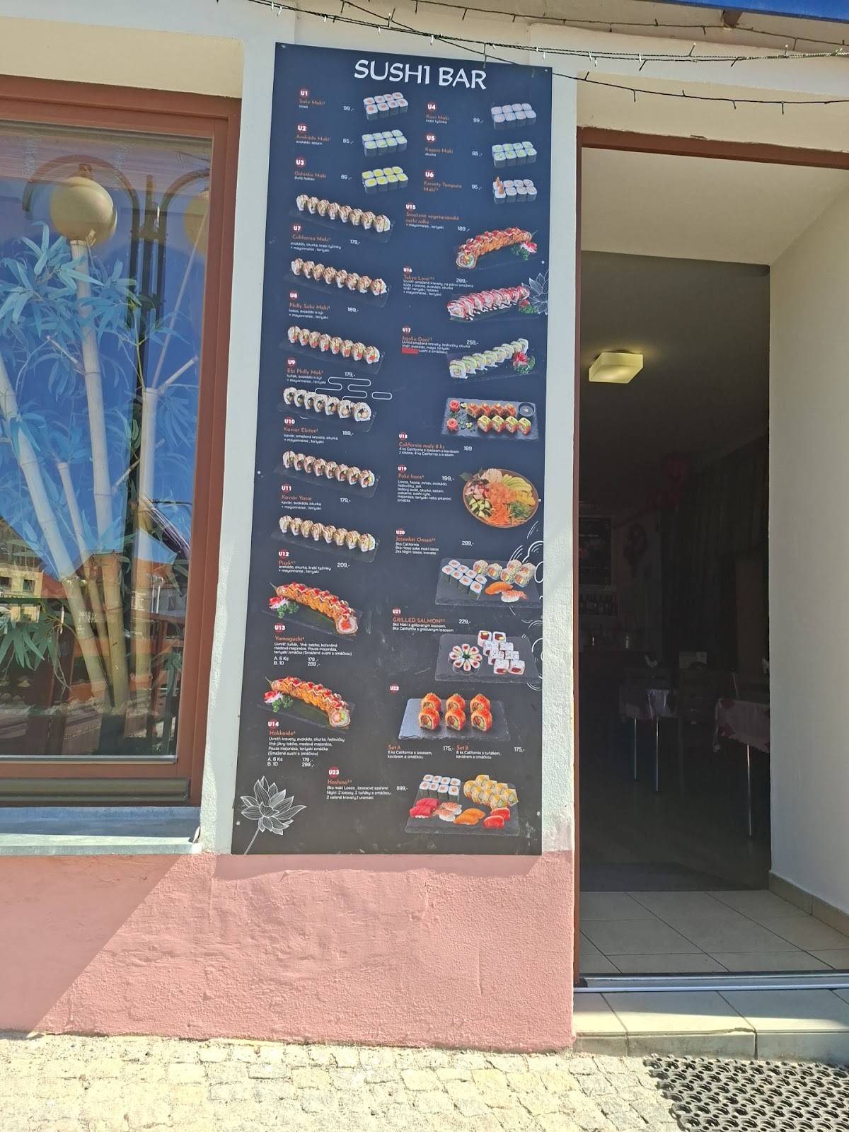 Bamboo Restaurace Vietnam меню
