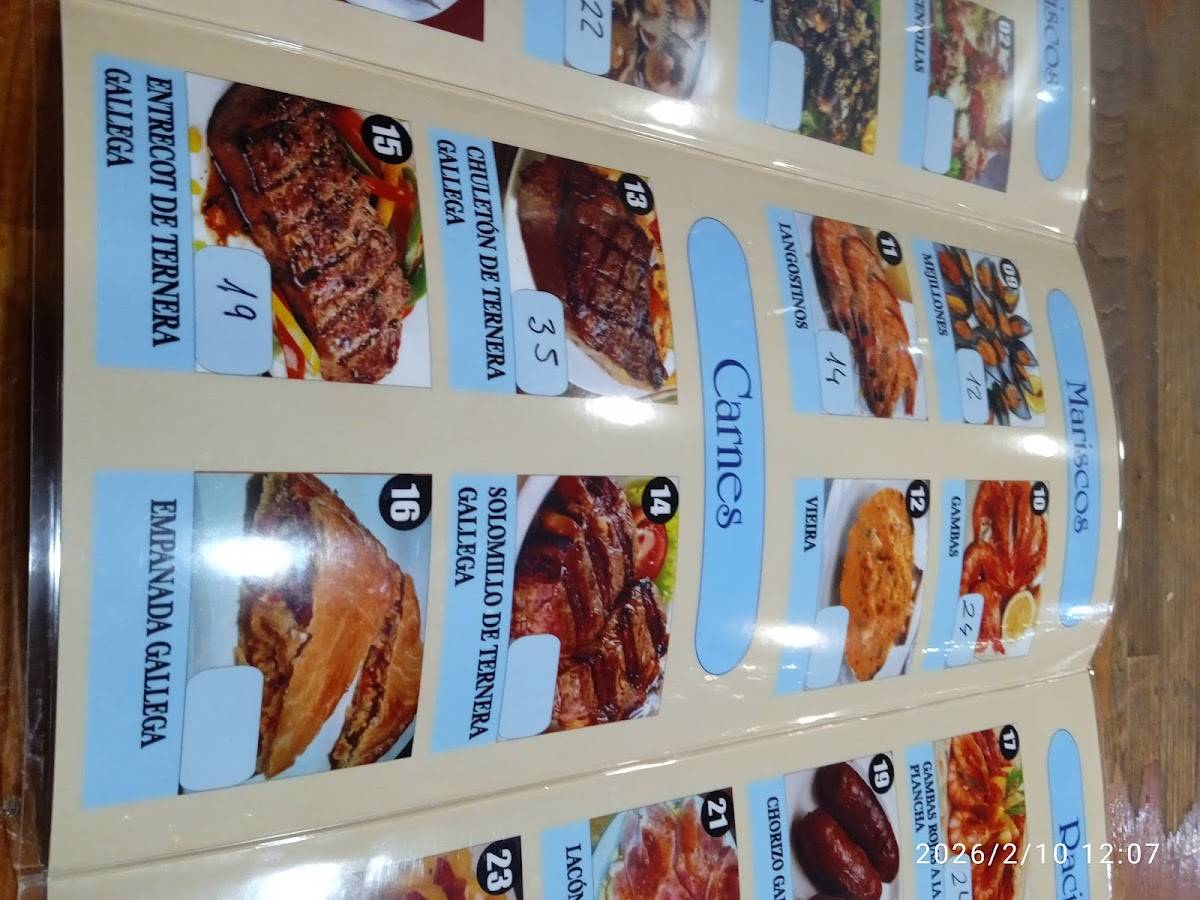 Restaurant Nova Rúa меню