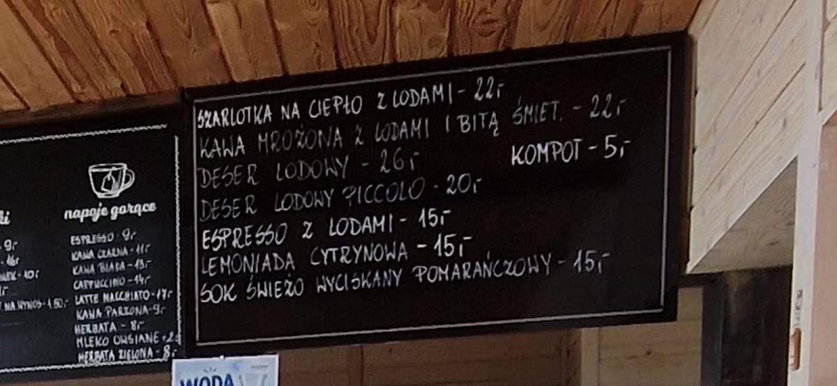 Bar Przystań меню