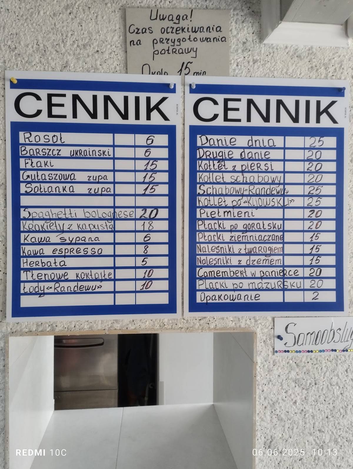 Bar Randewu Inowrocław меню