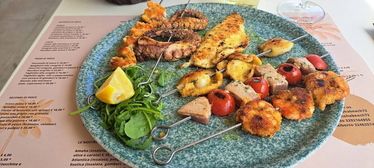 Bar Ristorante Amoha меню