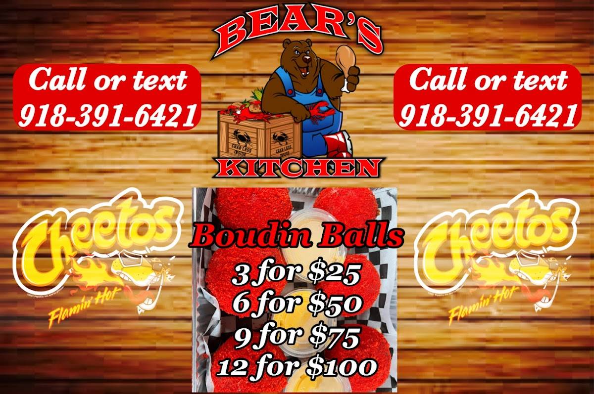 Bear’s Kitchen меню