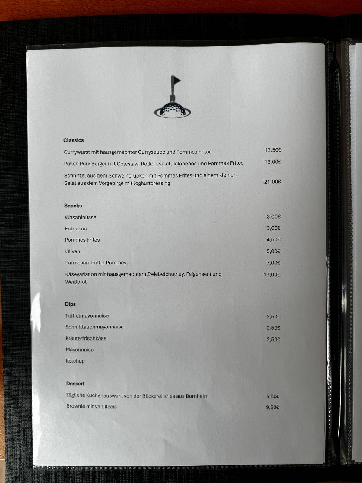 Restaurant Römerhof меню
