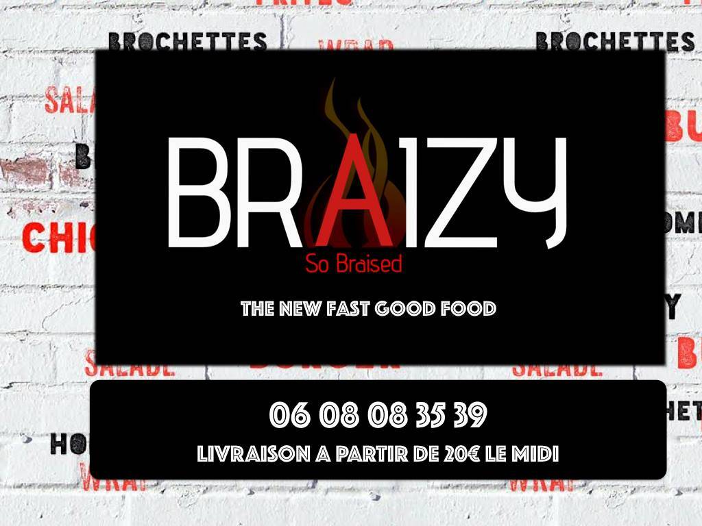 Braizy меню