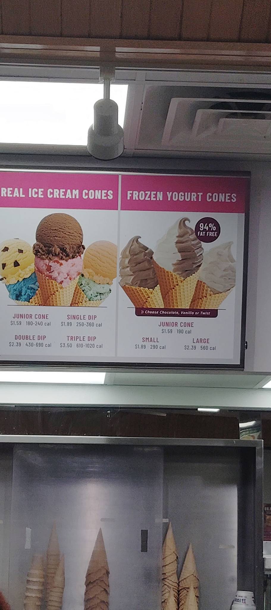 Braum's Ice Cream & Dairy Store меню