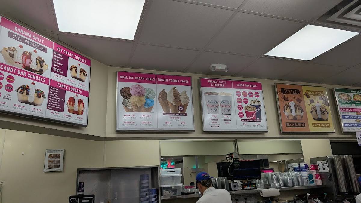 Braum's Ice Cream & Dairy Store меню