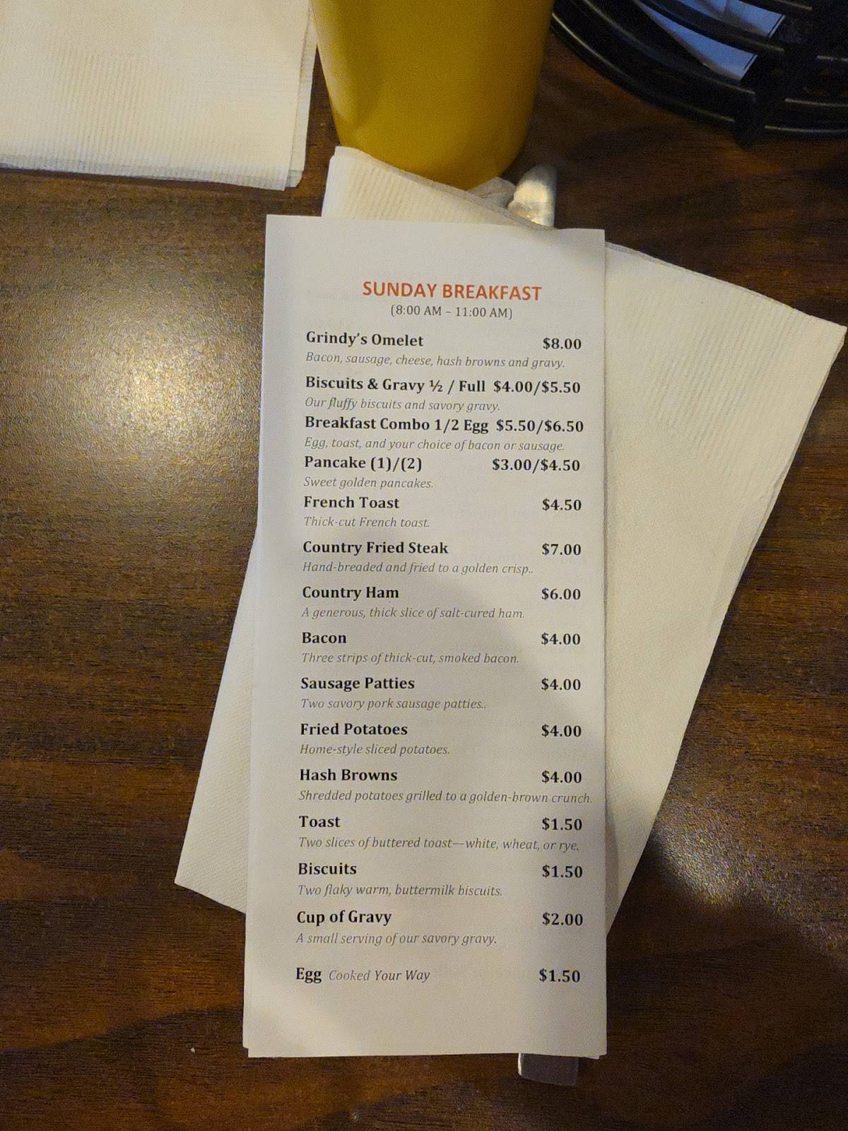 Break Time Bar & Grill меню