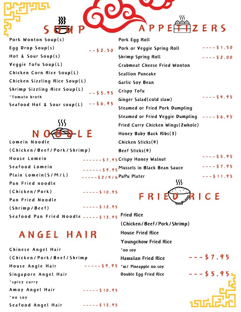 Bridgelin Chinese Restaurant меню