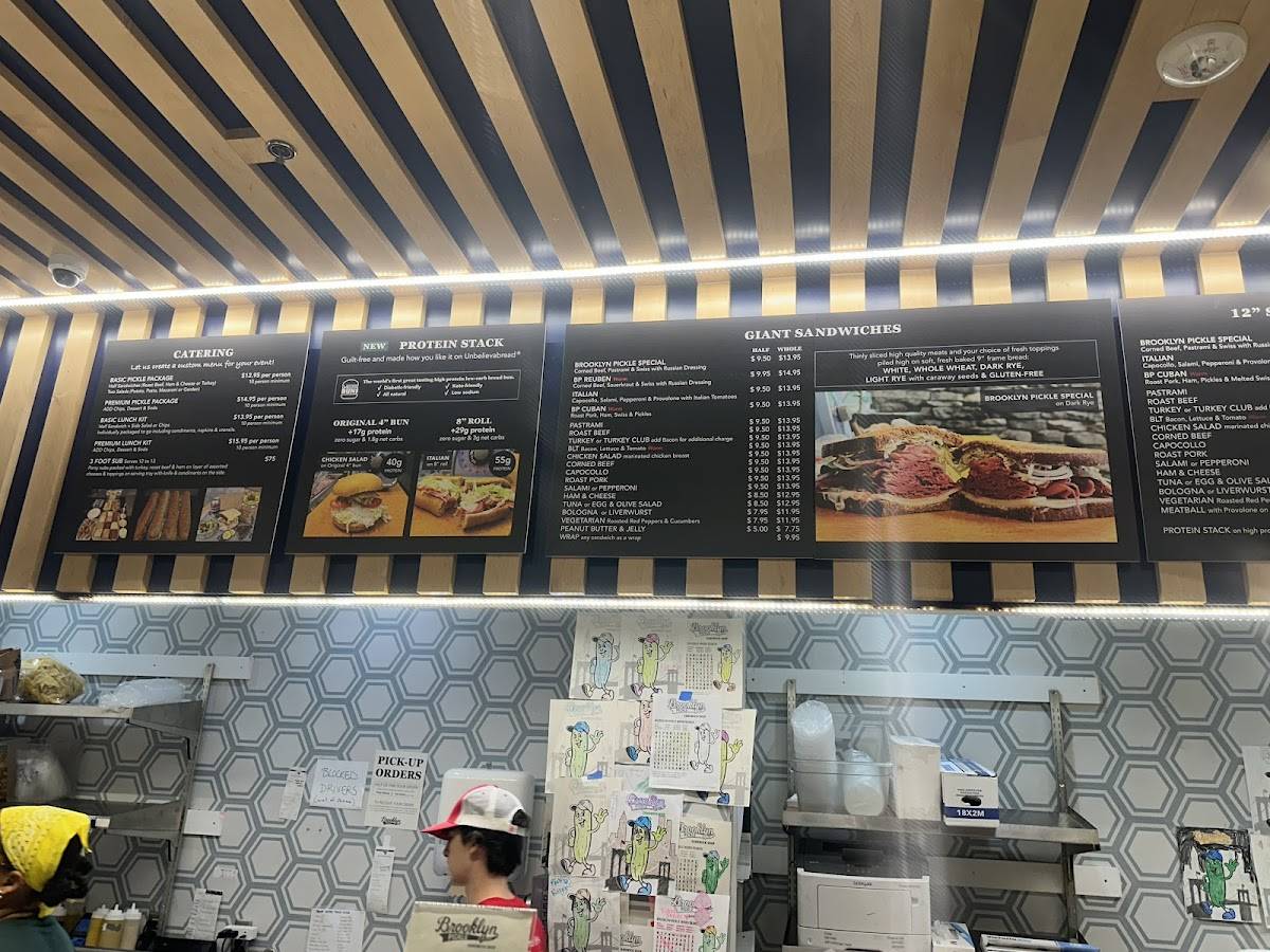 Brooklyn Pickle Sandwich Shop меню